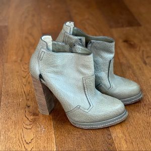 Alexander Wang green booties